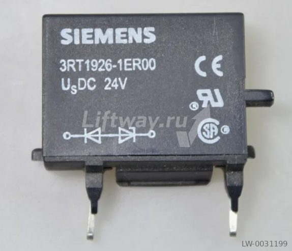 Диодная сборка без светодиода DC 24V 3RT1926-1ER00
