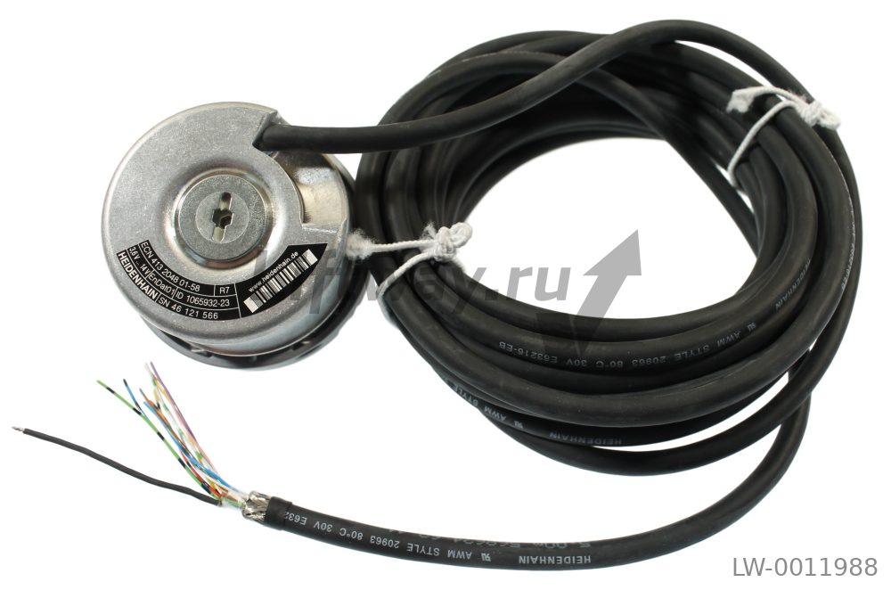Энкодер (датчик вращения) ECN 413 2048 01-58 (3,6V ... 14V), EnDat01 с кабелем 5м без разъема