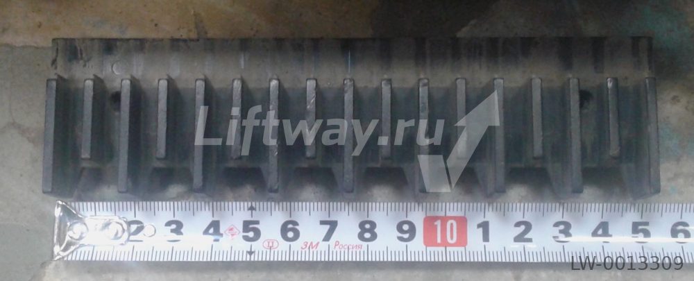 Демаркационная линия паллеты L=150 мм черная передняя-средняя