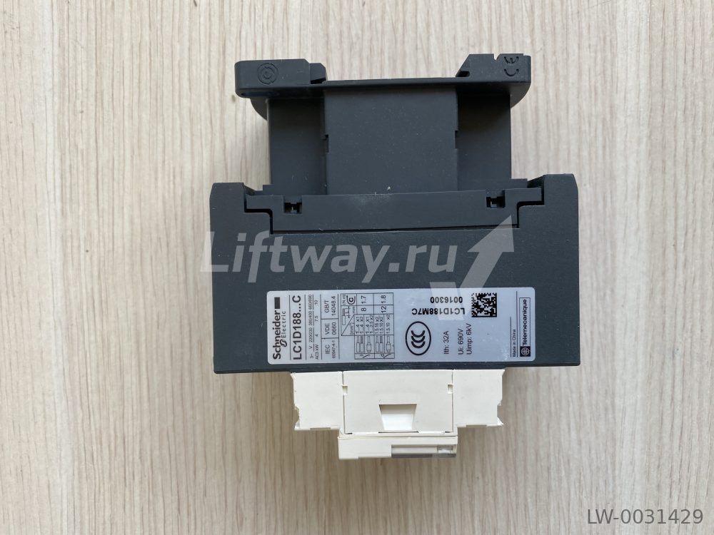 Контактор 32А LC1D188M7 220в (2НО+2НЗ) Schneider Electric (Китай)