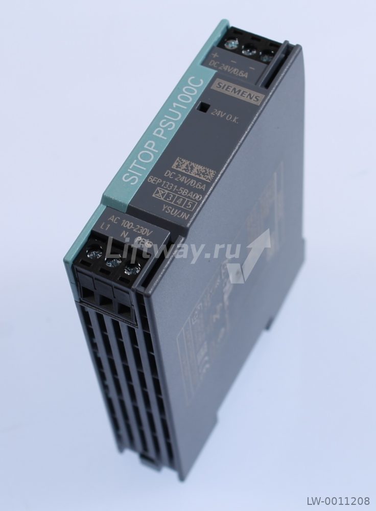 Sitop PSU 100С стабилизатор-блок питания вх.: 100-230В AC вых.: 24В DC / 0,6А