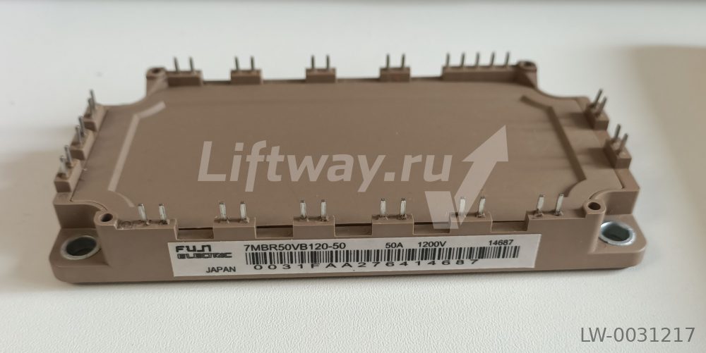 IGBT МОДУЛЬ ДЛЯ ЧАСТОТНОГО ПРЕОБРАЗОВАТЕЛЯ ЛИФТА 7MBR50VB120-50