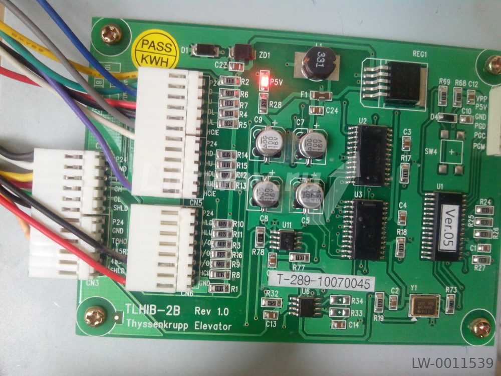 Этажная плата TLHIB-2B rev 1.0 лифта Thyssen (Корея)