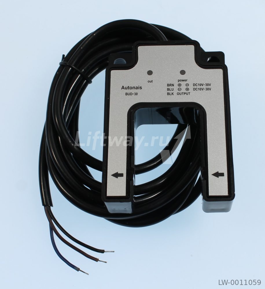 Оптический датчик шахтной информации KLEEMANN (10...30V DC, NPN, NO/NC, щель 30 мм), с кабелем 2 м