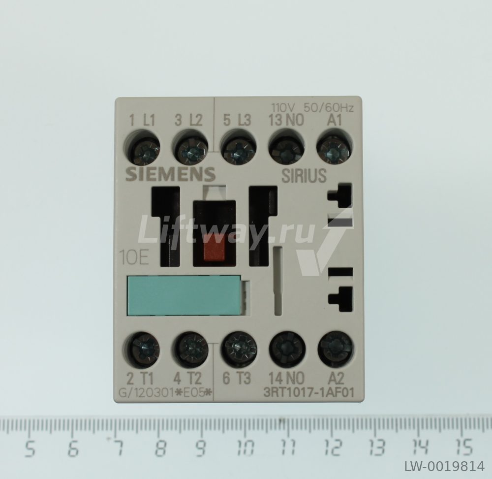 КОНТАКТОР 3-ПОЛ., AC-3, 5.5 КВТ/ 400 V, 1 НO, НОМ. НАПРЯЖЕНИЕ УПРАВЛЕНИЯ 110 V, 50 ГЦ,
