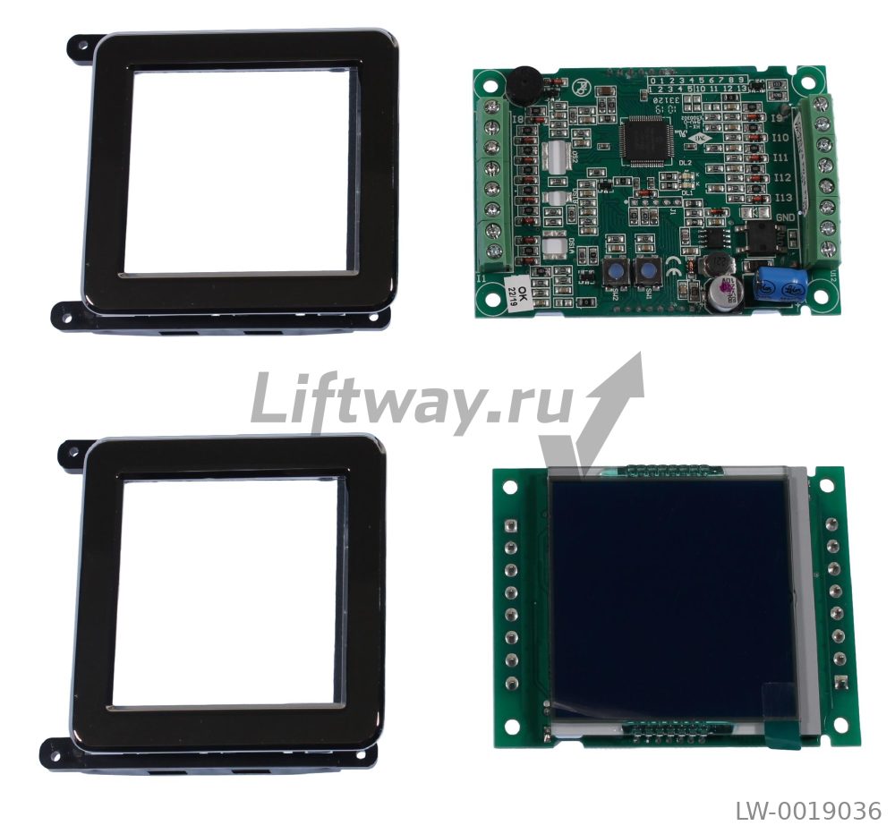 Индикатор вызывной панели LCD623 с рамкой