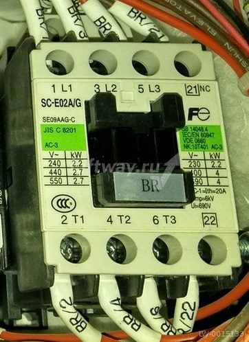 Контактор SC-E02A/G катушка 110 VAC