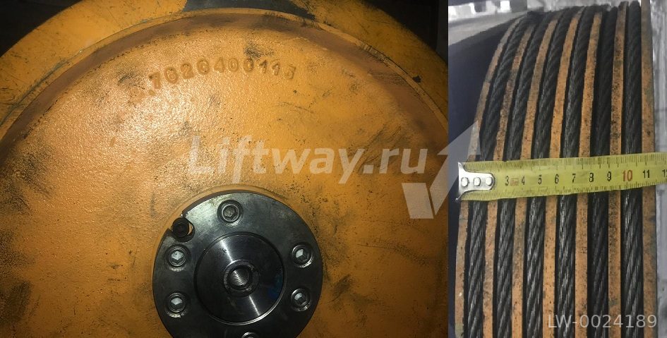 КВШ D=400мм, 6 лунок, канат 6 мм