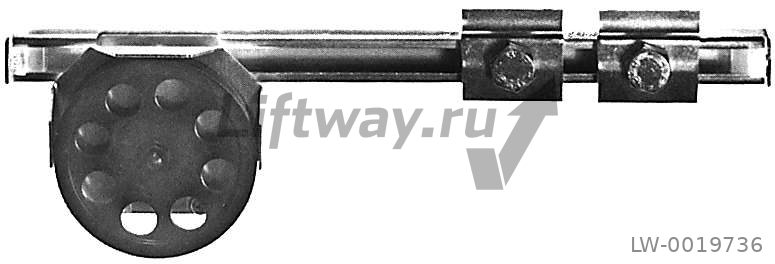 Натяжной ролик датчика шахтной информации