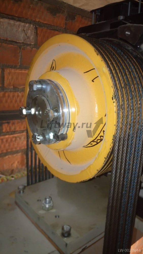 КВШ Ø 240мм канавок 8 х канат 6мм V 42° L.86мм шаг 10мм для лебедки G300 T2 (с упрочнением)