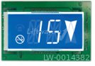 Плата индикатора кабины LCD, Binary-код, (белая индикация)