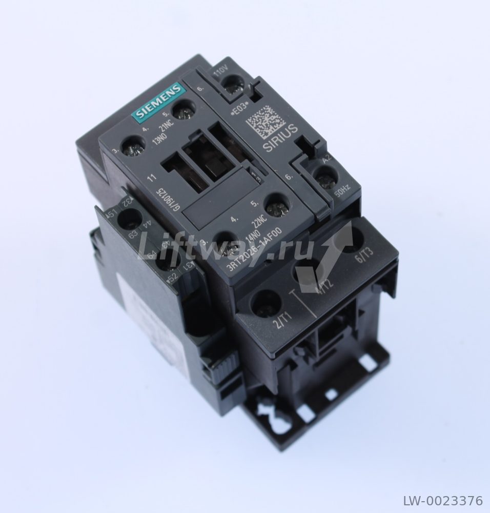 КОНТАКТОР 3-ПОЛ., AC-3, 11KW/400V 2НО+2НЗ, 110 V AC, 50 ГЦ, ТИПОРАЗМЕР S0 ВИНТОВЫЕ КЛЕММЫ