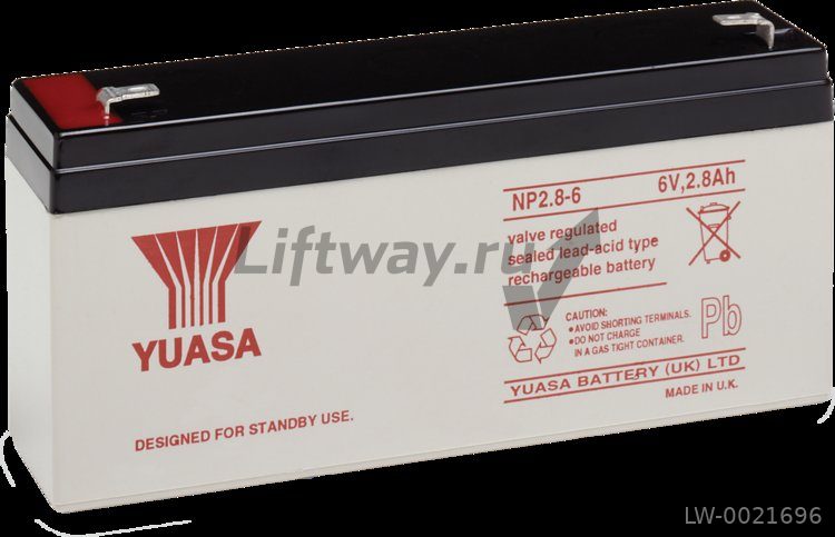 Аккумулятор 6V 2.8AH NP2.8-6