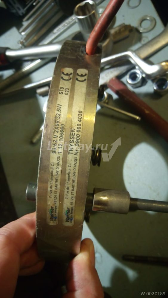 Дисковый тормоз TW45B 2x50 Nm Thyssen
