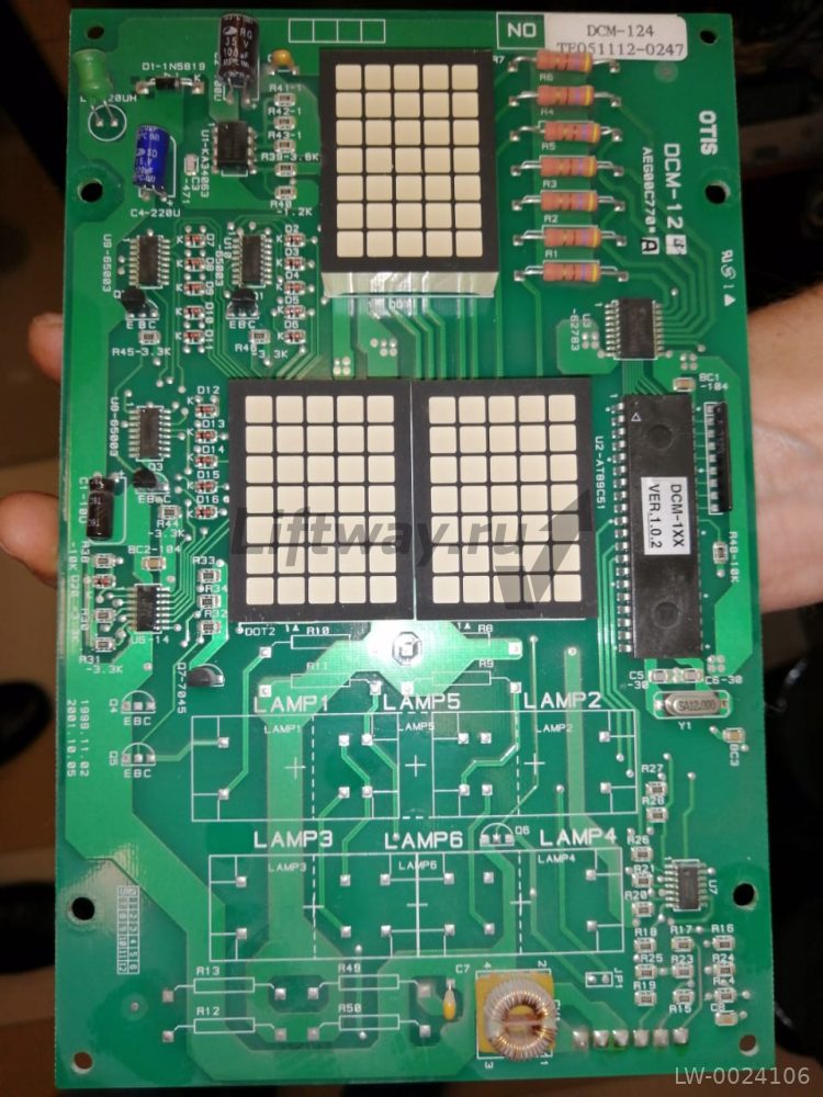 Плата индикатора DCM-124
