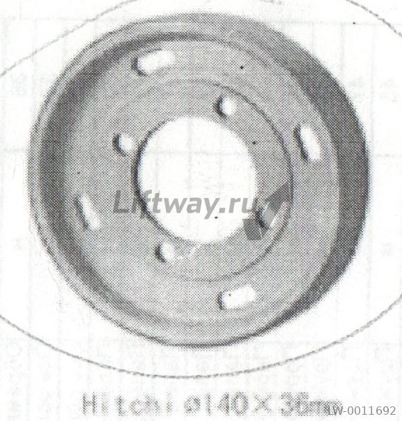 Ролик поручня 140х36 эскалатора Hitachi