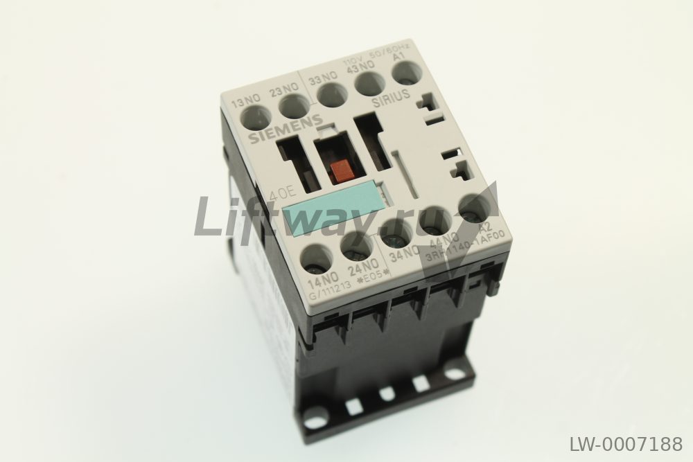 ВСПОМОГАТЕЛЬНОЕ РЕЛЕ, 4НО, AC 110 V, 50 ГЦ, ВИНТОВЫЕ ЗАЖИМЫ, ТИПОРАЗМЕР S00