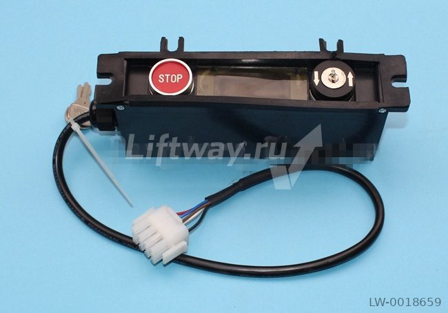 Панель управления KZ10-1100D2 24VDC эскалатора с ключевиной и кнопкой СТОП