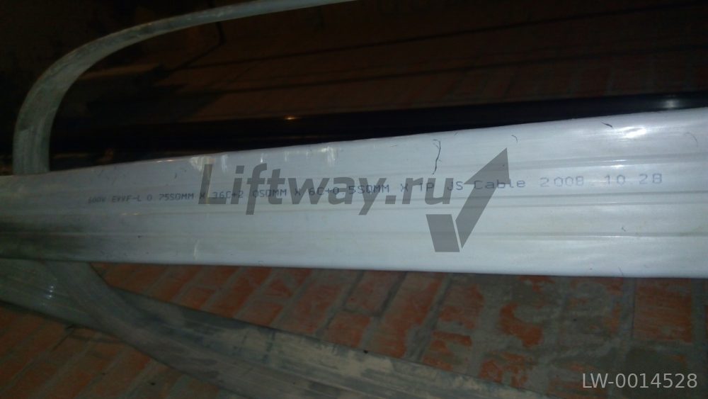 Подвесной кабель, комбинированный 600V EVVF-L (0.75sq mm x 36C + 2.0sq mm x 6C + 0.5sq mm x 1P)