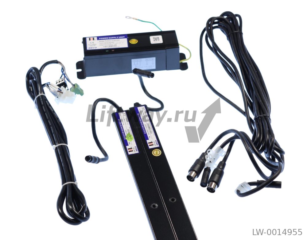 Комплект фотобарьера антенн WECO-957L71-AC220-F с блоком питания (контроллером) Pwbox-12-AC220