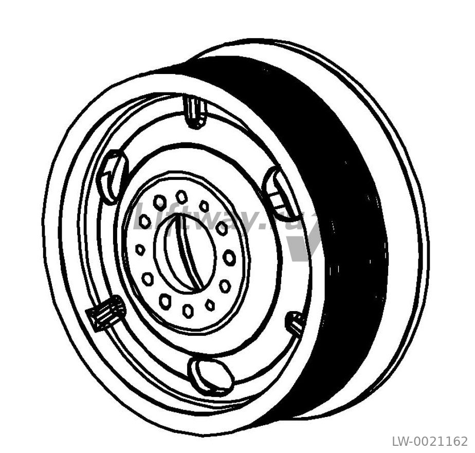КВШ лебедки PMS420 D410mm ZZ7 DZ10mm BZU 7.5mm