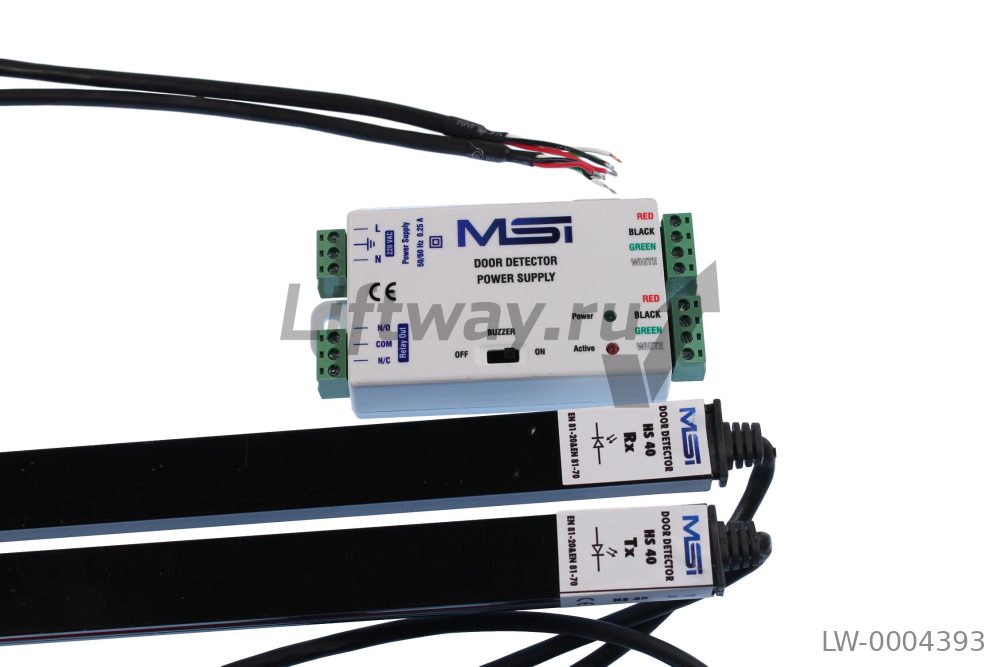 Комплект фотобарьера антенн MSI HS-40, L1950 мм, с контроллером на 220VAC, кабель 2,8 м, 40 глазков
