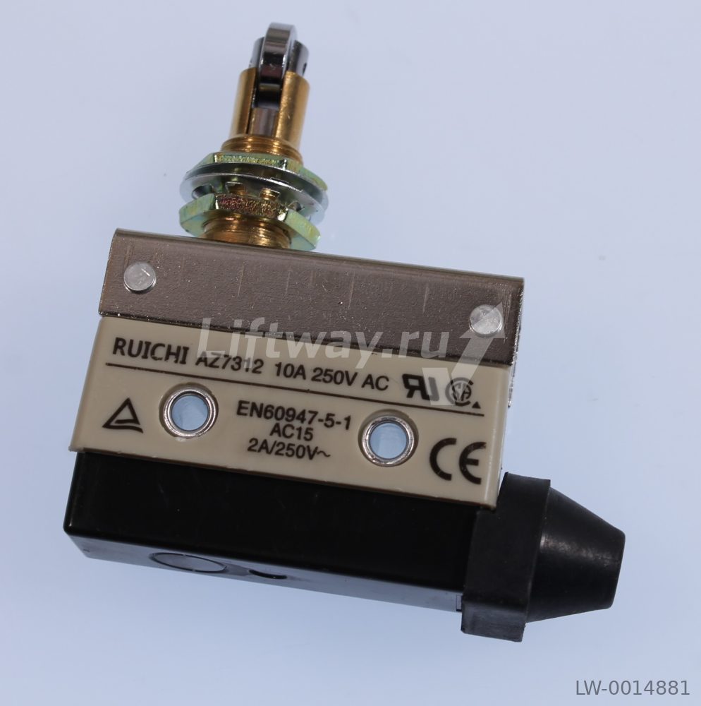 Микровыключатель AZ-7312 10A 250VAC с поперечным роликом