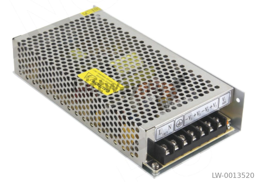 Блок питания 100Вт HF100W-DF-C Вход: 100-240VAC Выход V1: 24VDC/3,0A Выход V2: 5VDC/15,0A