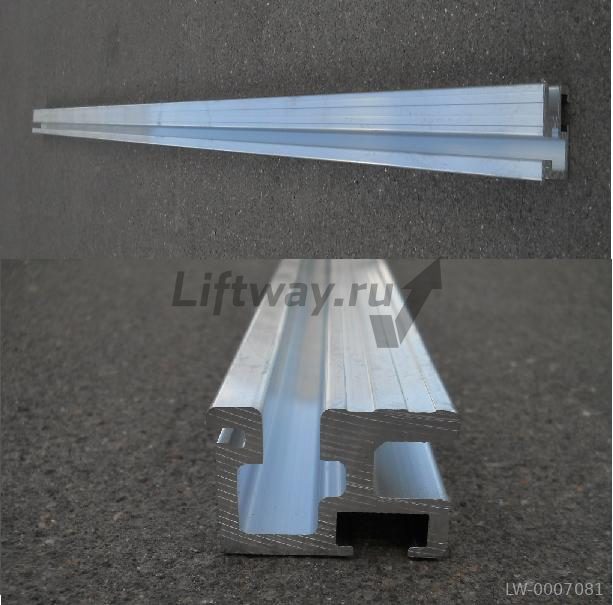 Порог алюминиевый с одной канавкой 45mm L=2080 (для K2Z TB 1000)