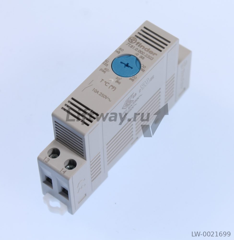 Реле температуры, НО контакт, диапазон температур (0 … +60) °C