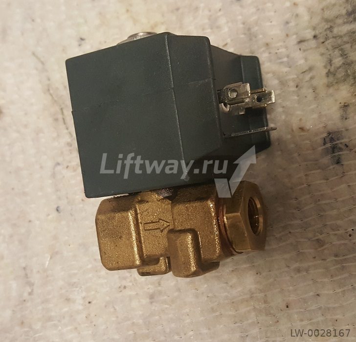 Клапан электромагнитный 1/4" 24VAC системы смазки эскалатора Schindler