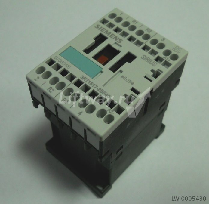 КОНТАКТОР, AC-3 5.5KW/400 V, AC-1 20 A, DC 110 V, 4-Х ПОЛЮСНЫЙ, 2НO+2НЗ, ТИПОРАЗМЕР S0