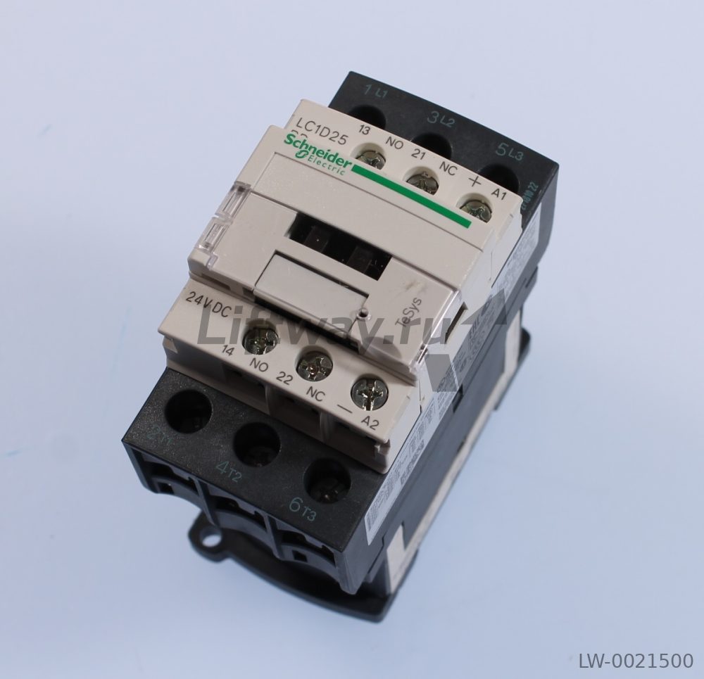КОНТАКТОР.3Р,25A,НО+НЗ,24VDC