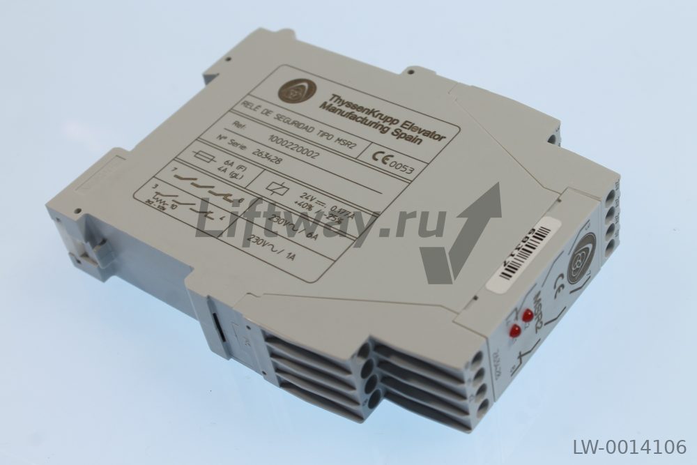 Реле безопасности для лифтов с предоткрыванием дверей RS220-10 / MSR2 "ELE"