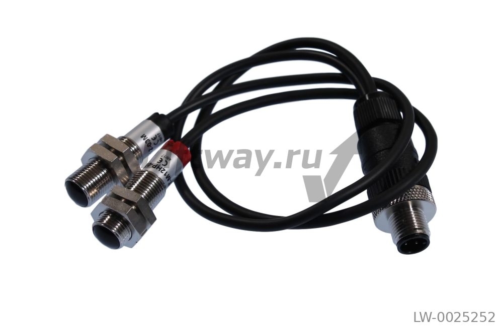 Комплект датчиков (приемник + передатчик) эскалатора SJEC (замена для IT-M12HP-03M+IR-M12-03M)