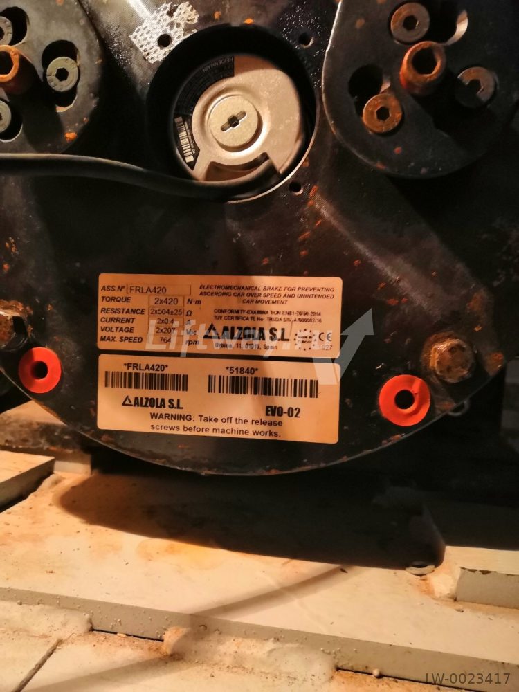 Тормоз лебедки FRLA420 2x420 Nm 2x0,4 A 207 VDC для МЛЗ