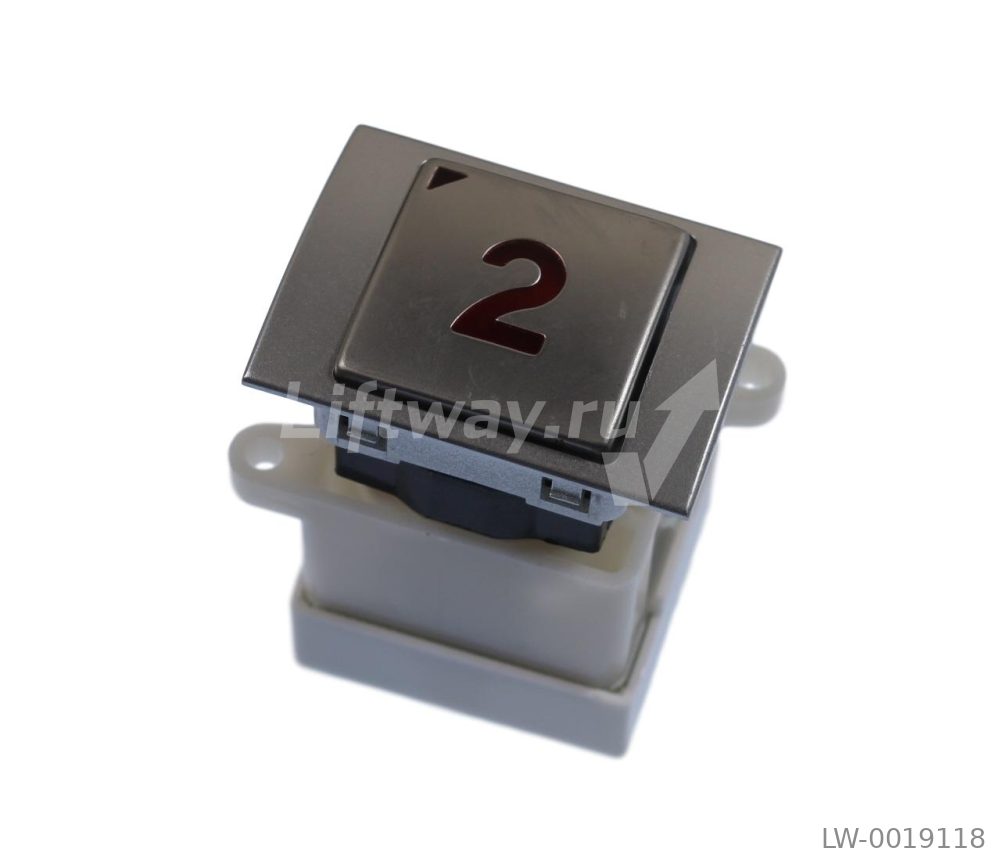 Кнопка "2" (красн) KA142 LG-Sigma типы панелей S22 S42 S13