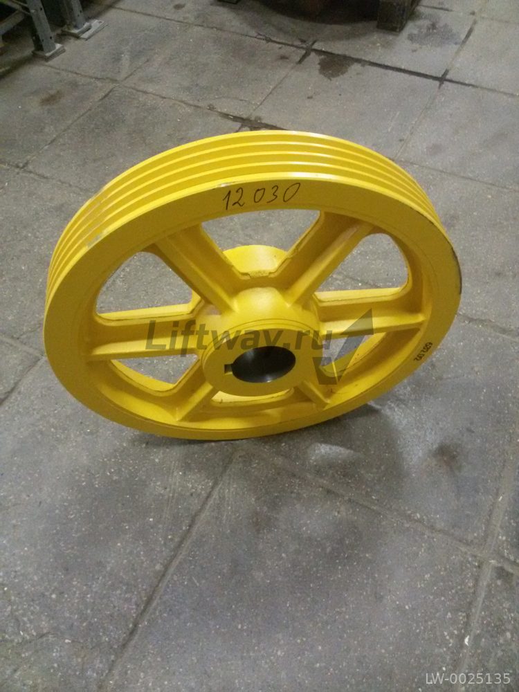 Шкив канатоведущий (КВШ) 650х4х12 (КМЗ)