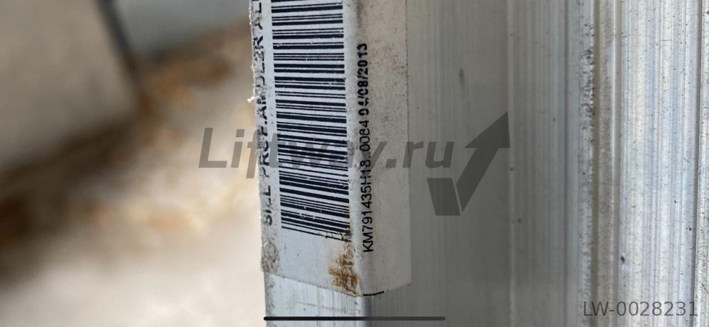Порог дверей AMDL2R Kone, LL= 900