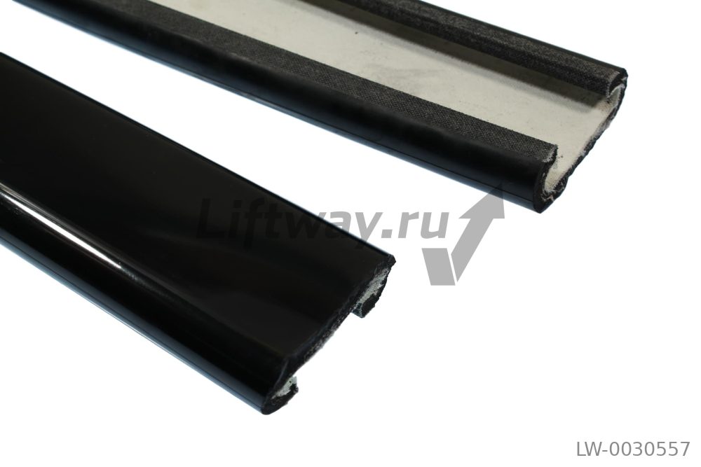Поручень резиновый тип C879 (Otis-800, Thyssen) черный 76мм (SKG) (фабричная закольцовка)