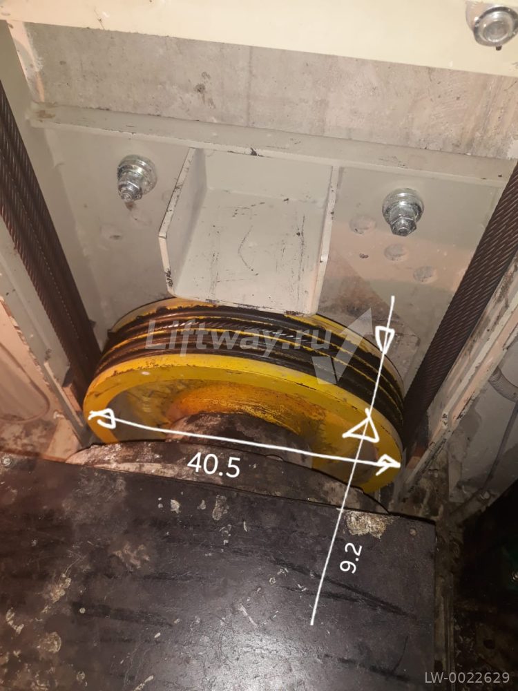 КВШ D=400мм ZZR=4 DZ=10мм лебедка SM225.40-20