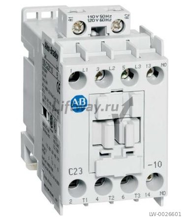 Контактор 4P, IEC, 9A, 24VAC 50/60Hz 4НО Allen-Bradley