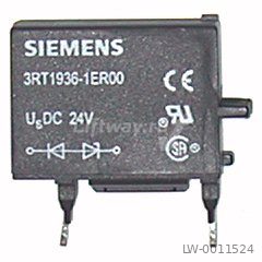 ДИОДНАЯ СБОРКА БЕЗ СВЕТОДИОДА, DC 24 V, ПОДАВИТЕЛЬ ПОМЕХ, ДЛЯ МОНТАЖА НА КОНТАКТОРЫ ТИПОРАЗМЕР S2