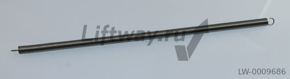 Пружина дверей шахты L=400мм 92VF Monitor (проем 550-750 мм)