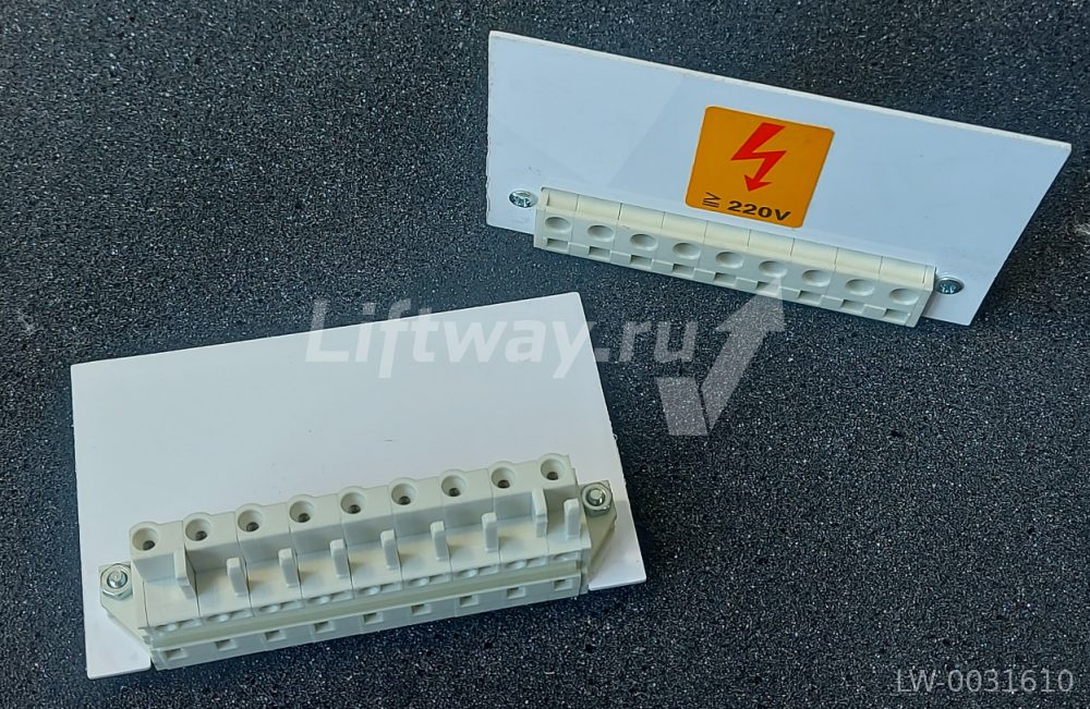 9-контакт. розетка, шаг 7,5 мм, светло-серая 721-209/027-000