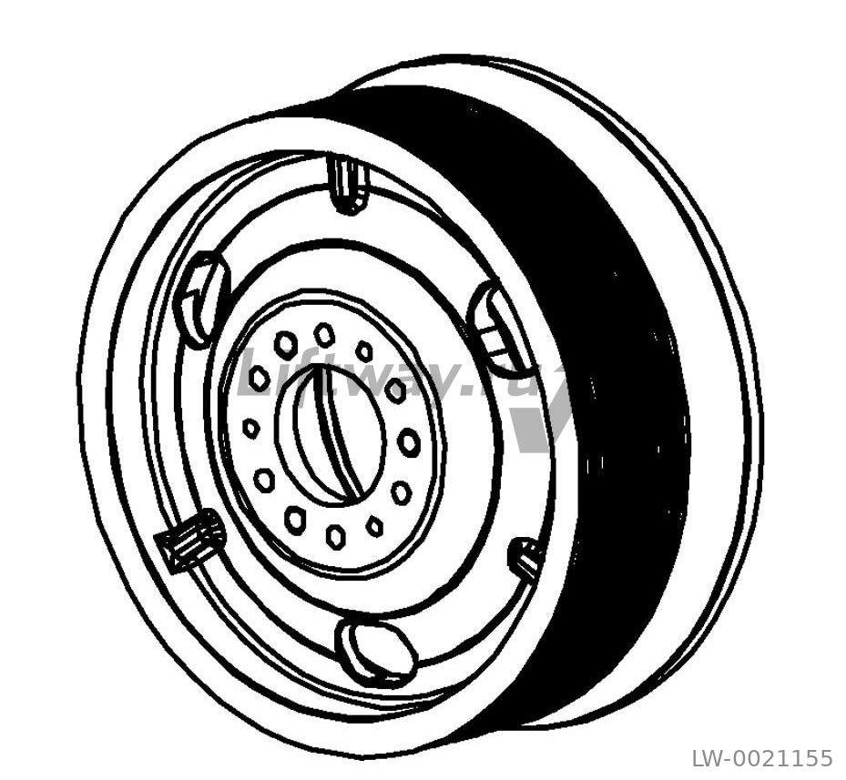 КВШ лебедки PMS420 D410mm ZZ7 DZ10mm BZU 7.1mm