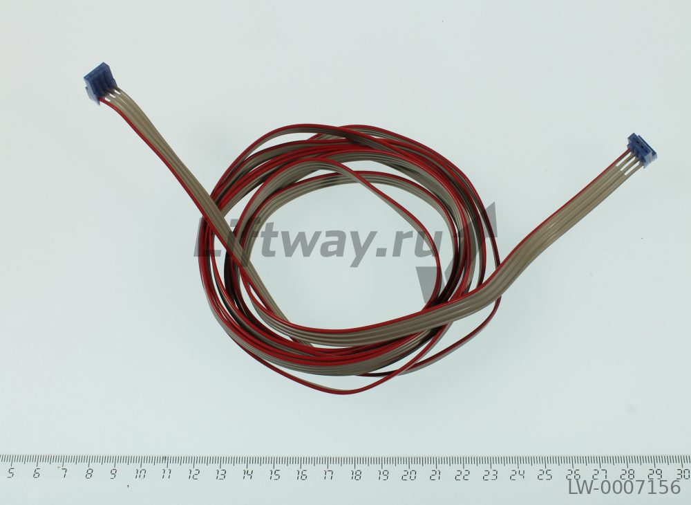 Кабель вызывного аппарата L=2600mm с разъемами 4 пол. AWG26