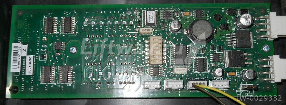 Вызывная панель с кнопкой ВНИЗ и индикатором DAA610G2