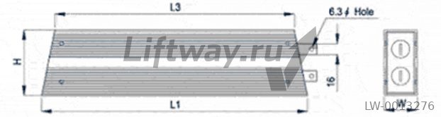 Тормозной резистор IRM 1600 50 Ом