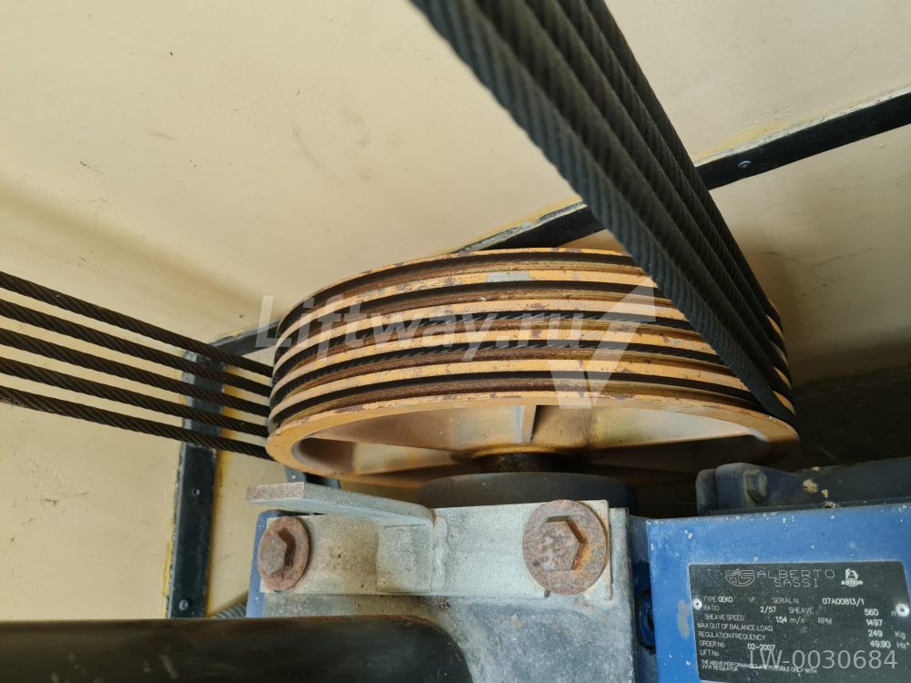 КВШ   Ø 560 мм  канавки 5x10 мм   V 40°  с подрезом 105°   L.90mm  лебедка GEKO